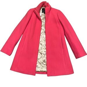 J. Crew by Nello Gori Lodge Coat in Pink